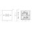 10AX 2G 2 Way Toggle Switch - Square Edge Antique Brass 2