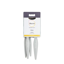 Harris Essentials Woodwork Gloss Paint Brush Set Pack of 5 05in 1in 15