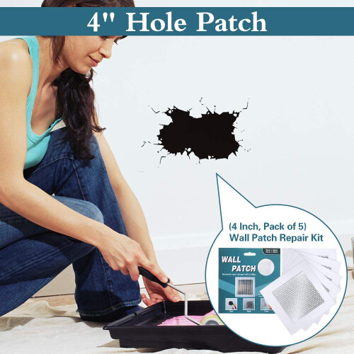 4 By 4 Wall Repair Patch 5 Pcs Plasterboard Patch Plaster Repair Kit S 2