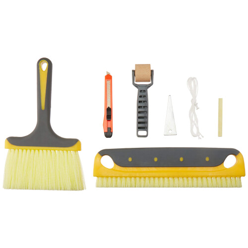 Amazon Amazon Basics Wallpaper Kit with Soft Grip Brushes, 7-Pieces