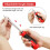 SHARDEN Multi Screwdriver 13-in-1 Screw Driver Adjustable Screwdriver Set Multitool All in One with Torx Security, Flat Head, Phillips, Hex 4