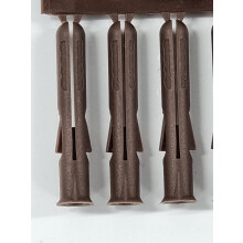 Greened House Wall Plug 96 Pack Brown 7 x 42mm or Red 55 x 34mm Type U