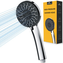 Magichome Shower Head, High Pressure Showerhead with 5 Spray Modes– Bathroom Powerful & Handheld Shower for Low Water Pressure