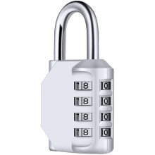 Combination Padlock, Diyife 4 Digit Lock Combination, Padlocks with Code Weatherproof Outdoor for School Gym Locker, Shed, Fence, Hasp, Cabinet, Gara
