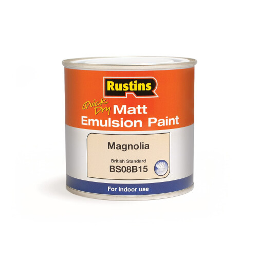Rustins RUSTINS Matt Emulsion Paint Magnolia 250ml