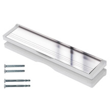 Keypak 12" (30.6cm) Sleeved Letter Box - For 40-80mm Door Thickness, Anti-Snap Flap, Internal Draught Excluder
