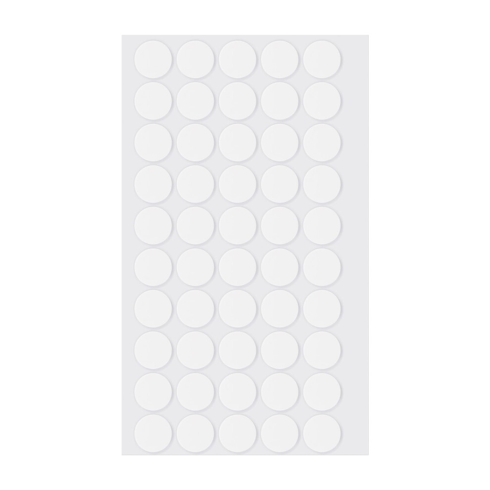 Llpt Double Sided Adhesive Dots | 50 Pcs | 15Mm | Round Removable Nano Sticky Dots | Clear Tack No Trace 5051226646966