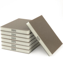 STEBRUAM 6 Pieces Sanding Sponges, 320 Grits Specifications Sanding Pads for DIY sanding tools,metal polishing,wood polishing, car polishing