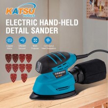 KATSU Tools Electric Detail Sander 130W – Mouse Palm Sander for Wood F