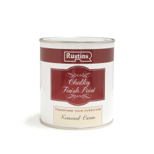 RUSTINS Chalky Finish Paint Kenwood Cream 250ml