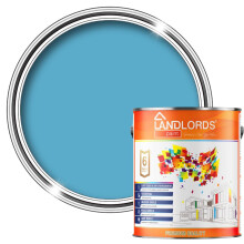 Landlords Anti Damp, Anti Mould and Condensation - Ocean Blue Matt Finish - 1 Litre - Prevent & Control Damp On Internal Walls & Ceilings - Easy To A