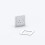 Double/Single Socket Switch Surround/Acrylic Finger Plate - Minimalist Design (Single, White) 2