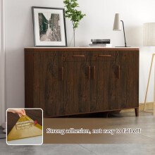 Abyssaly Sticky Back Plastic Wood Effect Vinyl Wrap Self Adhesive Wall