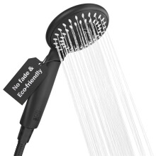 H&S Adjustable Power Shower Head - Universal High Pressure Shower Head - 5 Different Spray Mode Showerheads - Powerful Chrome Replacement - Choose fr