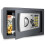 Electronic Digital Safe Box Fireproof Waterproof Steel Cash High Security Code Lock Key Safe 8.5L Gray 1