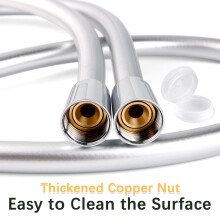 LEEFE PVC Smooth Shower Hose Flexible AntiKink Handheld Shower Head Ho