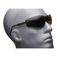 Blackrock Safety Glasses Dark Matte Black/Smoke With Arm Adjust, Polycarbonate Anti-Scratch Lens, For Work, Eye Protection, Protective, Shooting, Cyc