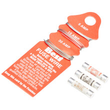 Merriway BH03663 5-15-30amp Carded Fuse Wire, Silver
