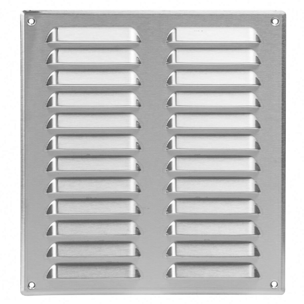 Europlast 260X280mm / 10X11" Inch Stainless Steel Metal Air Vent Grille Cover With Insect Mesh - Ventilation Cover 73672494