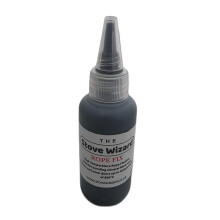 The Stove Wizard Large Bottle 50ml Wood Burner Stove Rope Glue Adhesive Heat Resistant Rope Adhesive Easily Sets Glue Easy to Use Fixing Fibre Rope