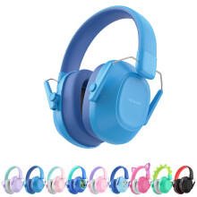 iClever Ear Defenders Children, SNR 29dB Safety Noise Reduction Ear Protectors Autism & Concentration Aid, Noise Cancelling Headphones for Kids, Kids