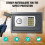 Electronic Digital Safe Box Fireproof Waterproof Steel Cash High Security Code Lock Key Safe 8.5L Gray 5