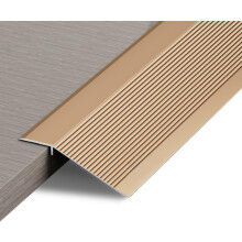 1 Meters Aluminum Floor Transition Strip Door Bar,Floor Bar for Doorways Threshold Ramp Tile Laminate Planks,Bridge The Height Between 10-35mm(Copper