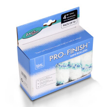 Axus Decor Pro-Finish Roller, Medium Pile (Blue Series) Ultra Fine Finish, Mini Roller Sleeves for Smooth Painting, Compatible with (6mm Rod), Profes