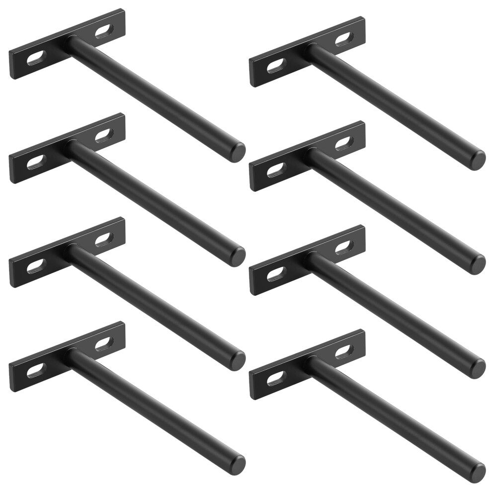 Sayayo Floating Shelf Brackets Heavy Duty 125Mm/5-Inch Invisible Hidden Shelf Supports For Wall, T Shape Metal Brackets For Concealed Wood Shelves Wa 12377442