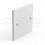 Axiom Ultimate Flat SingleDouble Blank Blanking Plate Standard White C 4