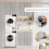 Abyssaly Grey Vinyl Wrap Wood Effect Sticky Back Plastic Roll Self Adhesive 6