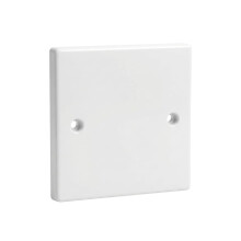 Axiom Ultimate Flat SingleDouble Blank Blanking Plate Standard White C