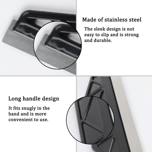 12" Stainless Paint Shield for Skirting Board 2
