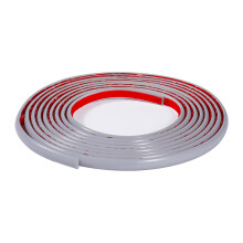 Grey Self-Adhesive PVC Tile Edging Strip Flexible Backsplash Floor Edge Moulding Trim,Vinyl Laminate Beading,Liner for Corner,Peel and Stick Caulk De