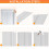 YRH Magnetic Fly Screen Door (90x210cm, White) 6