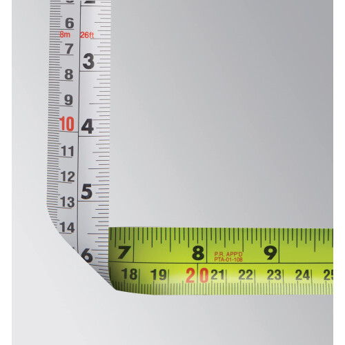 Komelon MPT826E PowerBlade Tape 8m / 26ft (Width 27mm), Multi, 8m/26ft 2