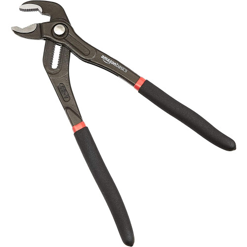 Amazon Amazon Basics Quick Release Water Pump Pliers 12" Grooved Slip Joint, Black