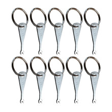 TEST FISH KEY FOR SECRET EMERGENCY LIGHT GRID SWITCHES REPLACEMENT KEY WITH 30MM STEEL KEY RING (PACK OF 10)