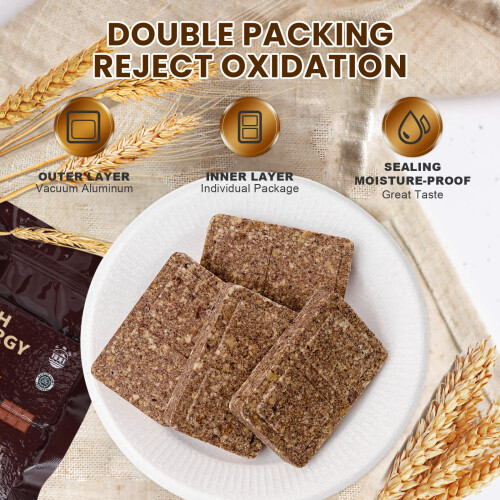 Chocolate Flavour Emergency Ration Biscuits, 12 Pack, 6840 Kcal 1