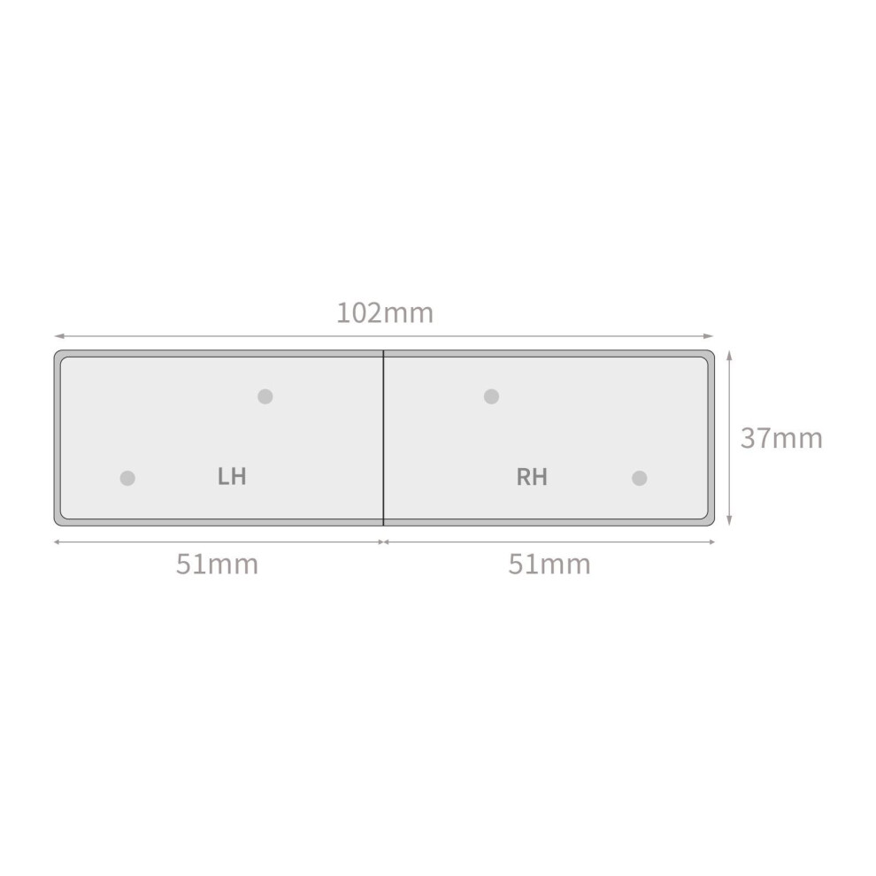 Short Window Cill Capping End Caps Pair White 5004601807216