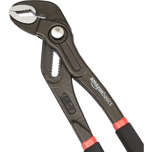 Amazon Amazon Basics Quick Release Water Pump Pliers 12" Grooved Slip Joint, Black 1