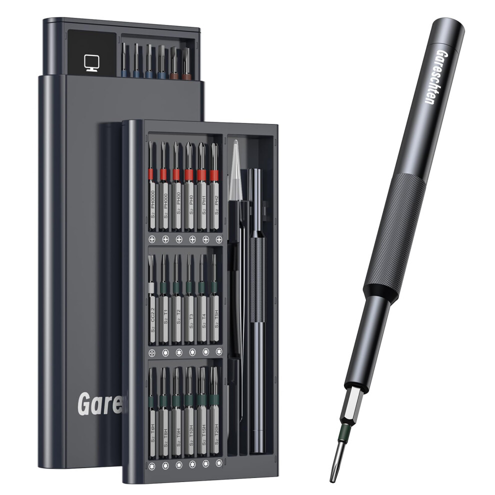 Gareschten Precision Screwdriver Set, 39 In 1 Mini Screwdriver Set With S2-Steel Long Bits, Magnetic Repair Tool Kit For Laptop, Cell Phone, Pc 5051226650208