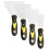 4 Pack Paint Wallpaper Scraper Set, 2'', 3'', 4'', 5'' Stainless Steel Paint Scraper Set with Soft Handle, Plastering Tools for Drywall 1