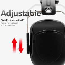 2Packs Ear Defenders Adults SNR 34dB Adult Ear Defenders Noise Cancell