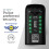 ark Tamo Maximum Security Outdoor Wall Mounted Key Safe Police Preferred Key Box with Illuminated Multi-Push Buttons 9.7m Code Combination Lock Box Id 9
