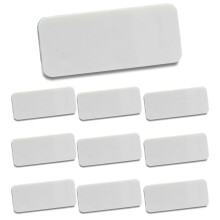 10 x Cockspur Window Handle Wedge Striker Plates White 5mm