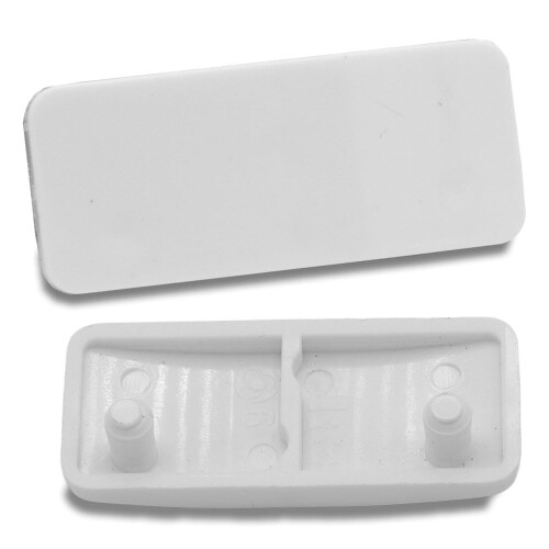 10 x Cockspur Window Handle Wedge Striker Plates White 5mm 1