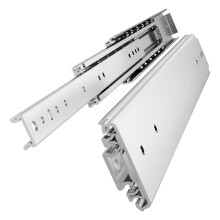VADANIA 800mm Heavy Duty Drawer Runners #A76 1 Pair, Max Load 220kg, Side Mount Full Extension Ball Bearing, Industrial Drawer Slides for Good Shelf,