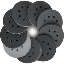 STEBRUAM 80PCS 125mm Dry Wet Sanding Discs, Hook and Loop Sandpaper Silicon Carbide Orbital Sander Discs Include 320/400/600/800/1000/1200/1500/2000
