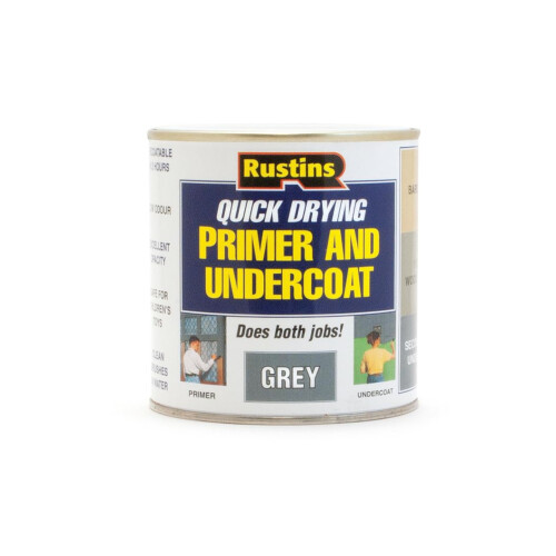 Rustins RUSTINS GYPU250 Primer/Undercoat, Grey, 250 ml (Pack of 1) 2